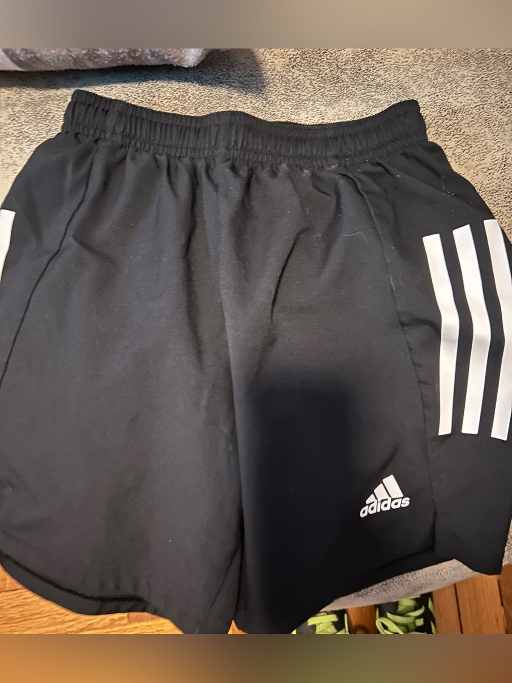 Adidas youth soccer shorts- size small